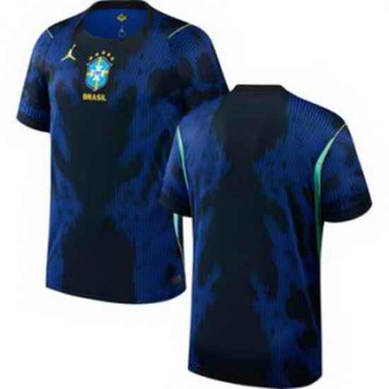 Men 0 Brazil National Team Blank 2026 Home Jersey 2